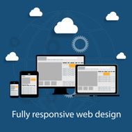 Responsive web design icon Vector Illustration N3