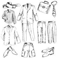 Set of business clothes for men