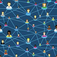 Business social people diagram