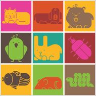 Zoo animals icons N3