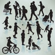 Active People in City Park N2