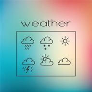 Weather icons set N9