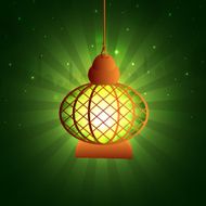 Arabic lamp for holy month Ramadan Kareem celebration