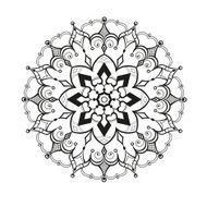 Circular ornament in ethnic style N6