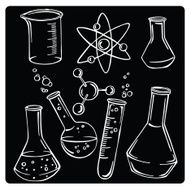 vector silhouette of the scientific elements N3
