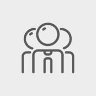 Teamwork thin line icon N3
