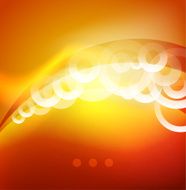 Shiny orange background N5