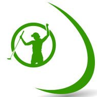 Vector silhouettes of golf N42
