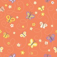 seamless pattern with butterflies N90