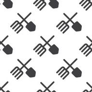 farm vector seamless pattern