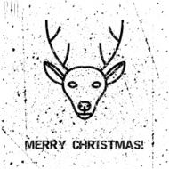 Greeting Christmas card N10