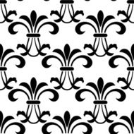 Seamless pattern with decorative floral elements N2