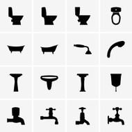 Bathroom Icons N11