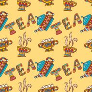Seamless texture tea party chanik cup candy sugar Tribal st N2