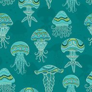Decorative jellyfish in sea N2