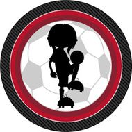 Soccer Football Girl Silhouette N2