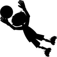 Soccer Football Boy Silhouette N8