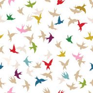 Spring birds seamless pattern N3