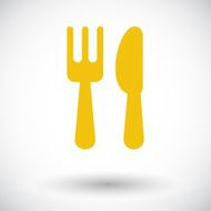 Cutlery single icon N3