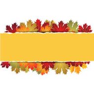 EPS10 Autumn maple leaves background Vector illustration