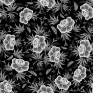 Seamless Floral Pattern N1566
