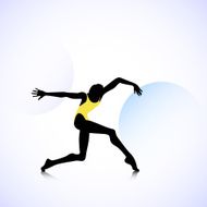 Woman logo dancer