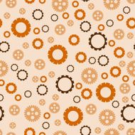 Seamless pattern of gears N3