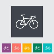 Bicycle flat icon