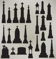 Tombstones Graveyard Cemetery
