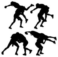 American football players in action N2