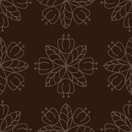 floral pattern line art N2