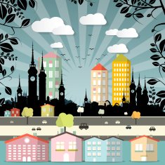 Abstract City Illustration N2