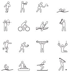 Set of Sport Icons N10