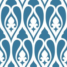 Seamless floral tiling pattern N2
