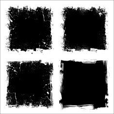 Four grunge frames