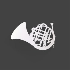 Music wind instruments icon N2