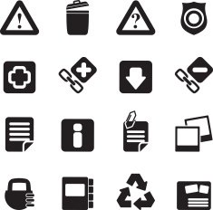 Silhouette Web site and computer Icons