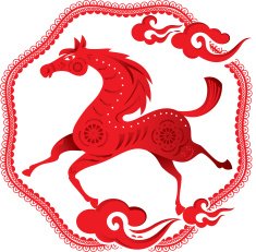 Horse design illustration