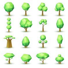 f geometrical trees