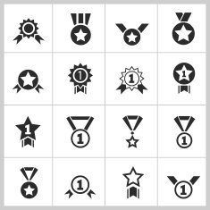 Award Icons Set N10