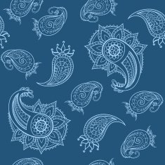 Seamless pattern in Turkish style