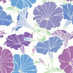 Seamless Pattern with floral ornament N180