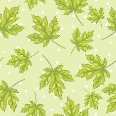 Green Maple Leaf Pattern