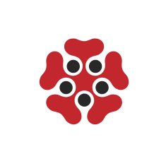 Abstract flower - design element (variation 1)