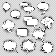 Comic Speech Bubbles N2