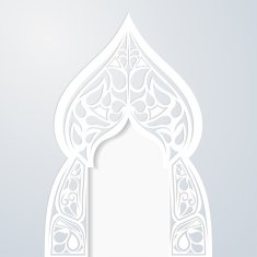 Abstract Indian arch Vector illustration