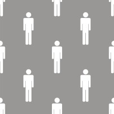 Man seamless pattern N3