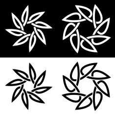6-point Celtic knot vector illustration for your design