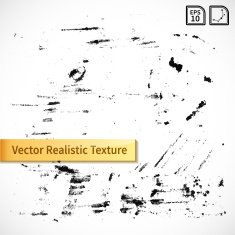 Vector ink spots and stains
