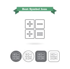 Calculator buttons icons N2